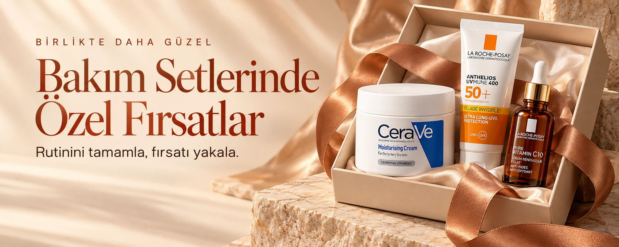 Birlikte daha güzel. Bakım setlerinde özel fırsatlar. Rutinini tamamla, fırsatı yakala.
